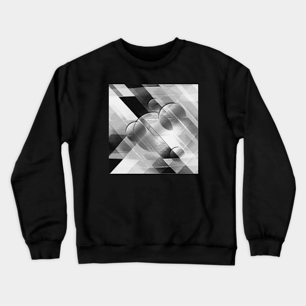 Silver pattern Crewneck Sweatshirt by Graph'Contact
